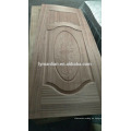 Piel moldeada de MDF para puerta de chapa de madera natural